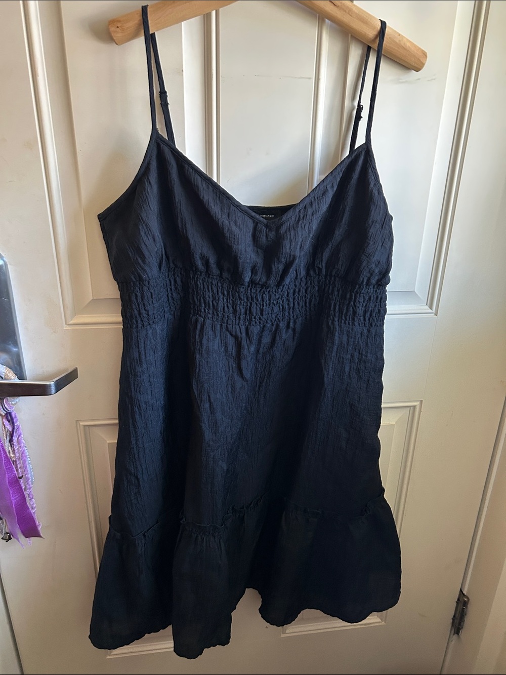 Club Monaco Black Spaghetti Strap Sundress